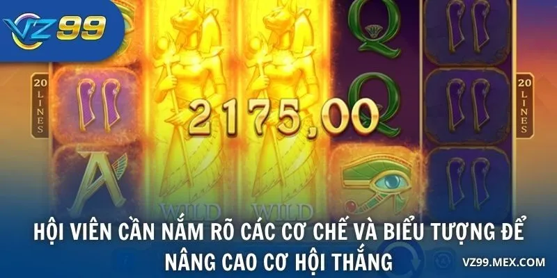 Hội viên cần nắm rõ các cơ chế và biểu tượng để nâng cao cơ hội thắng